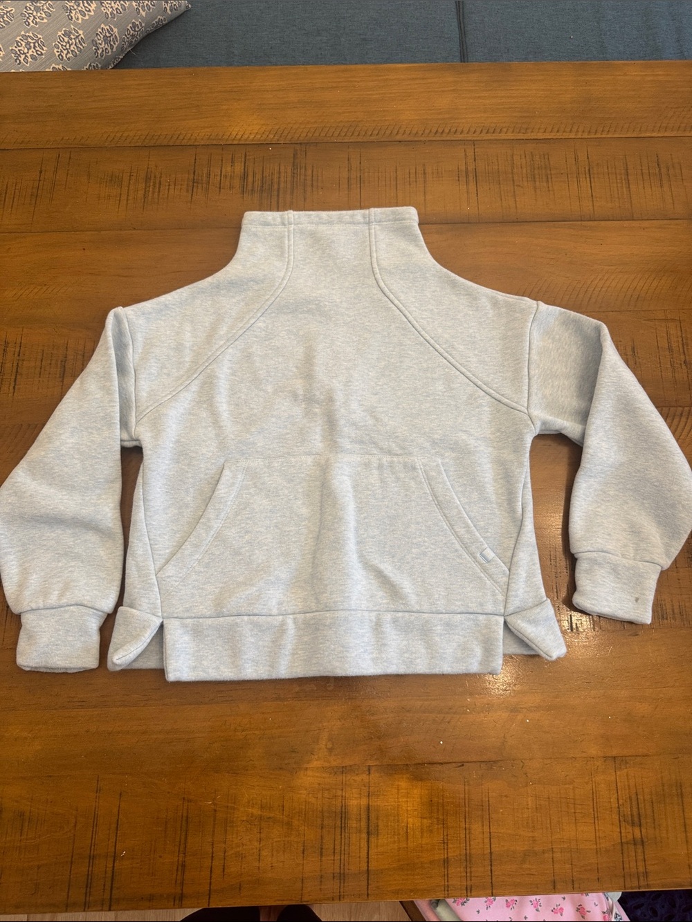 Athleta Light Blue Kids Pullover Hoodie